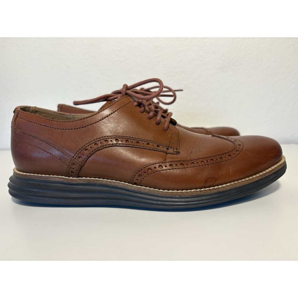 Cole Haan Men's Original Grand Shortwing Oxford Shoes 9.5 M Preppy Classic - Picture 3 of 15